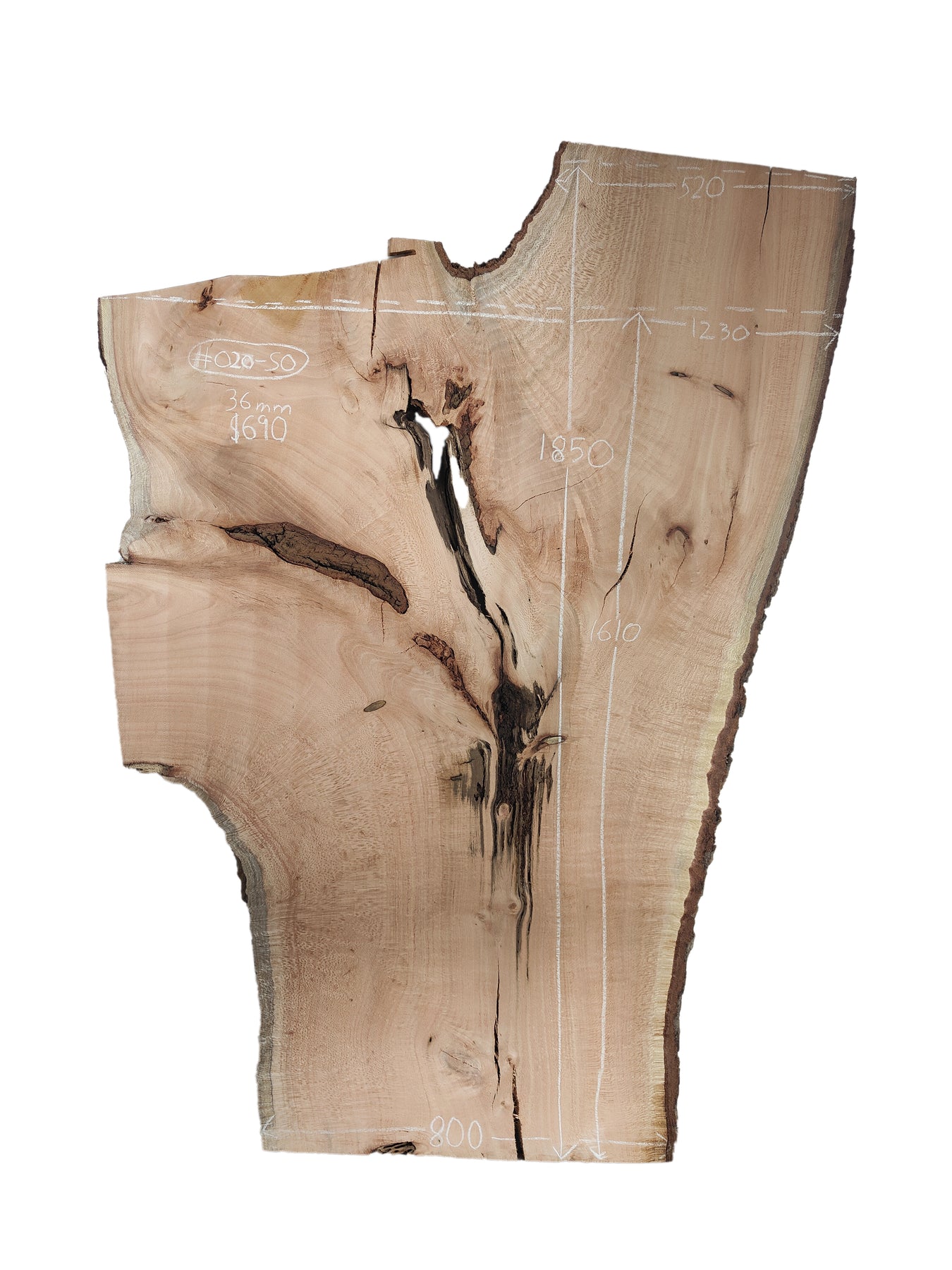 Live Edge Timber Slabs 1-2M Long