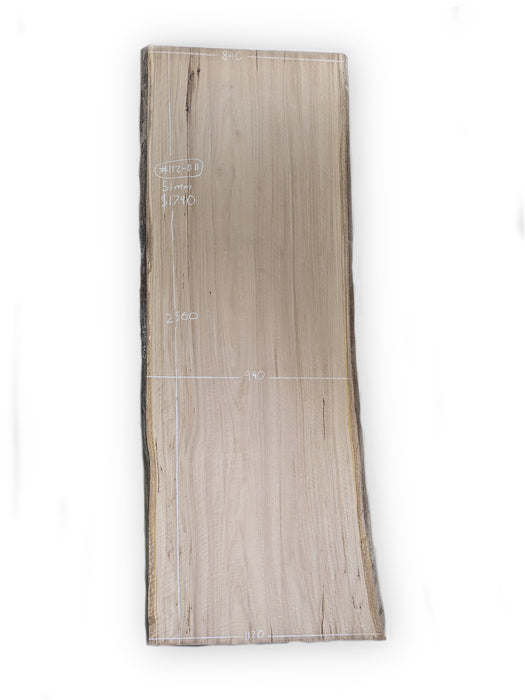 Blackbutt Live Edge Timber Slab - Kiln Dried - #112-BB
