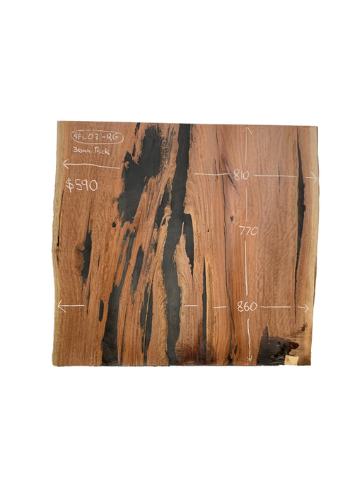 Redgum Live Edge Hardwood Timber Slab - Kiln Dried - #003-RG - Wood Slabs - Natural Edge Furniture - Timber Slabs Central Coast - Live Edge Timber Slabs