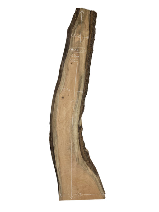 Silky Oak Live Edge Timber Slab - Kiln Dried - #013-SO - Wood Slabs - Natural Edge Furniture - Timber Slabs Central Coast - Live Edge Timber Slabs