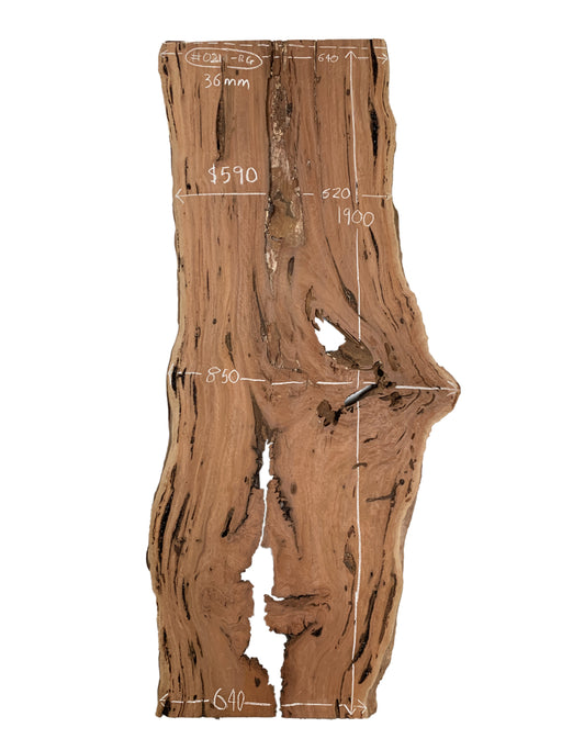 Redgum Live Edge Hardwood Timber Slab - Kiln Dried - #021-RG - Wood Slabs - Natural Edge Furniture - Timber Slabs Central Coast - Live Edge Timber Slabs