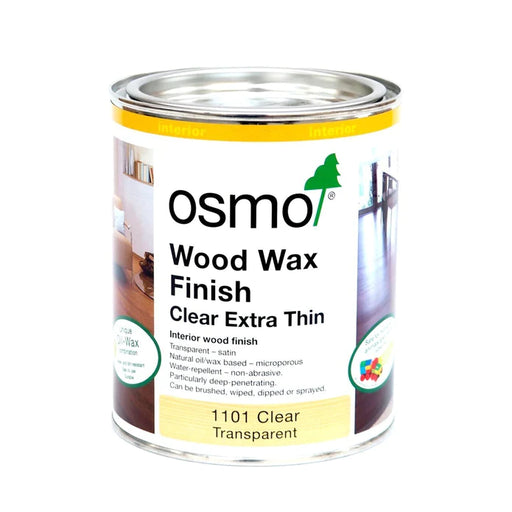 1101 Osmo Clear Wood Wax Extra Thin - 750ml - Wood Slabs - Natural Edge Furniture - Timber Slabs Central Coast - Live Edge Timber Slabs